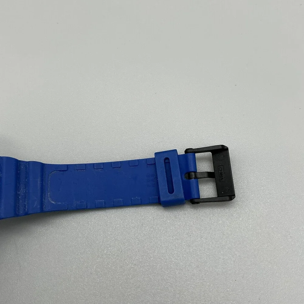 Casio F-108WH 3224 Mens Watch 42mm Gray Digital Blue Resin Day Date Illuminator